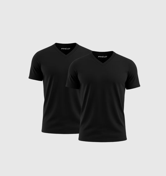 Pack de 2 Col V - Noir