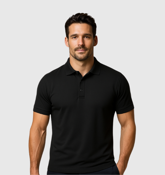 Pack de 4 Polos - Noir