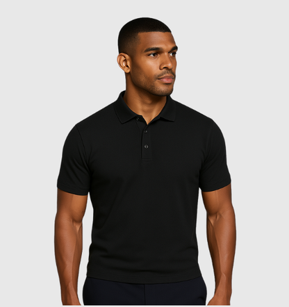 Pack de 6 Polos - Noir