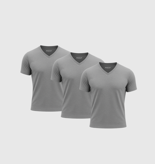 Pack de 3 Col V - Gris