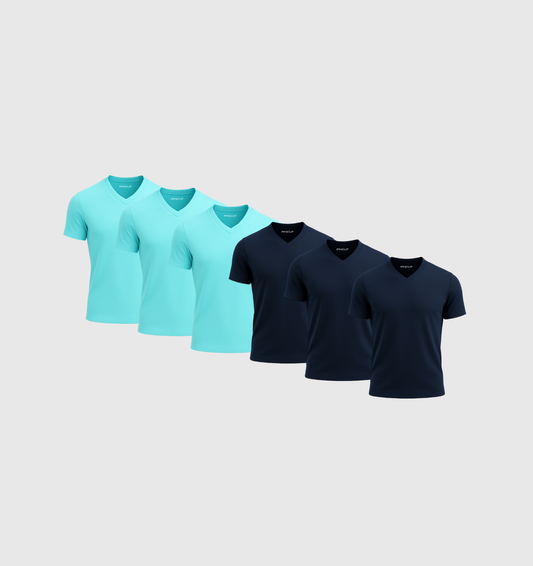 Pack de 6 Col V - Océan