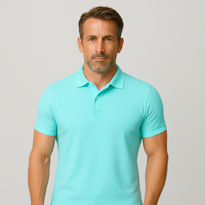 Le Polo - Bleu turquoise